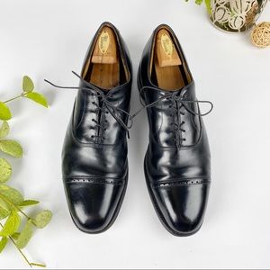 Allen Edmonds Byron Oxford Cap Toe Black Dress